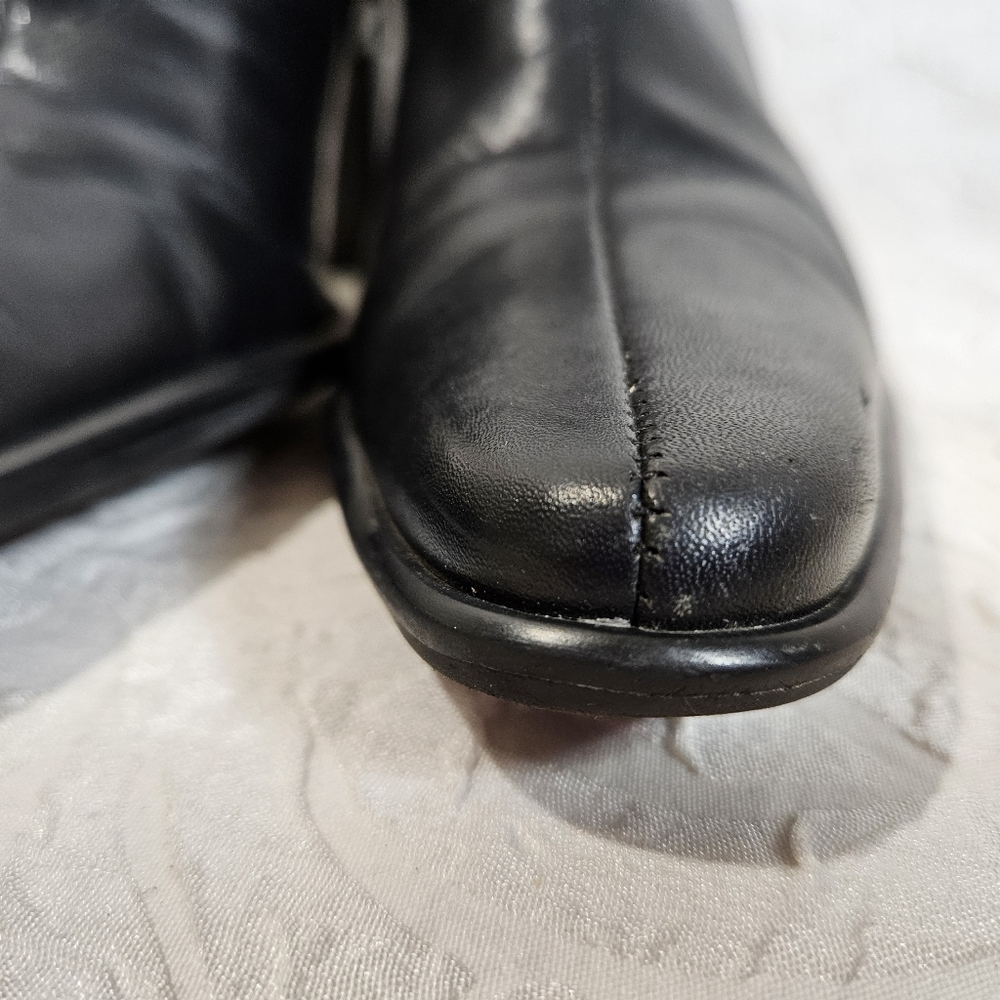 Andiamo Sassy Black Leather Booties - Picture 7 of 14